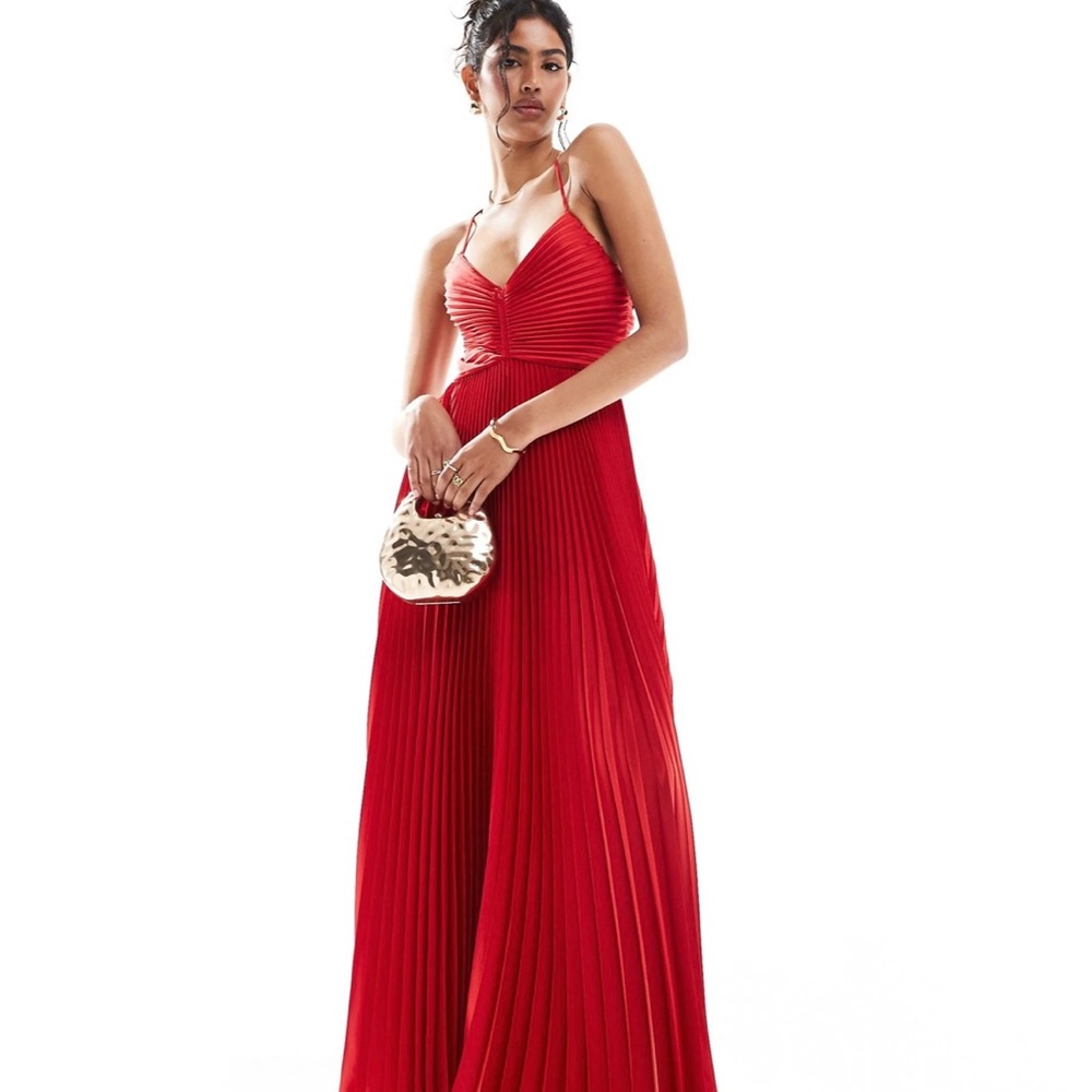 Elegant Red Evening Gown